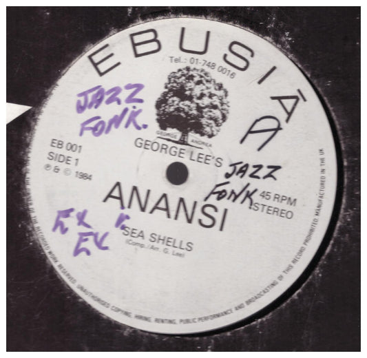 Sea Shells/Song Of Peace by Anansi from Ebusia (EB 001)