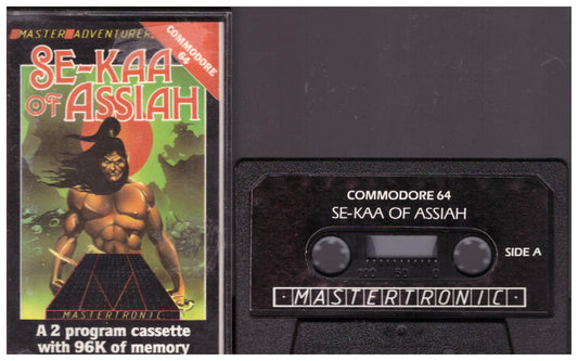 Se-Kaa of Assiah for Commodore 64 from Mastertronic (MC 001)
