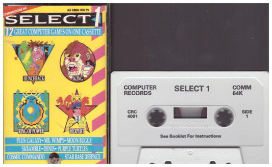 Select 1 for Commodore 64 from Computer Records (CRC 4010)