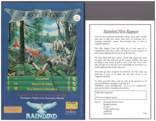 Silicon Dreams for Commodore Amiga from Rainbird
