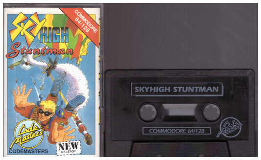 Sky High Stuntman for Commodore 64 from Codemasters (1505)