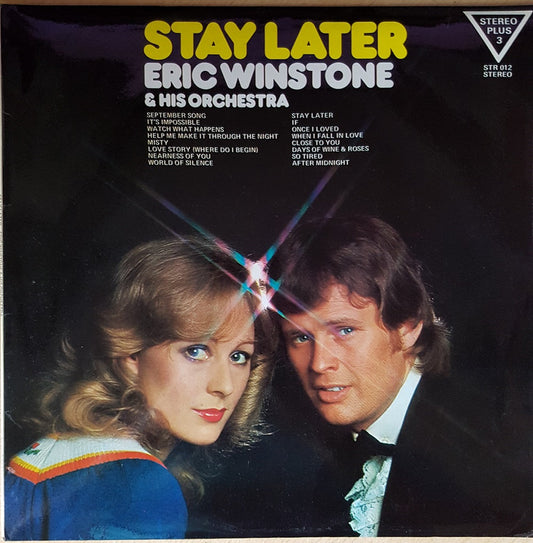Stay Later vinyl record by Eric Winstone & His Orchestra
