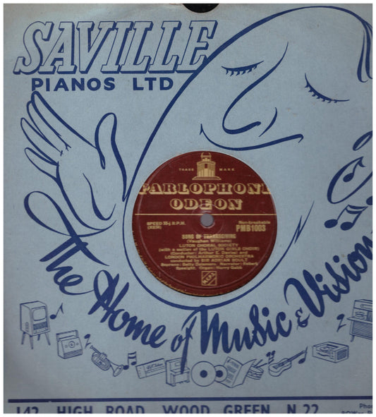 Song Of Thanksgiving from Parlophone Odeon (PMB1003)