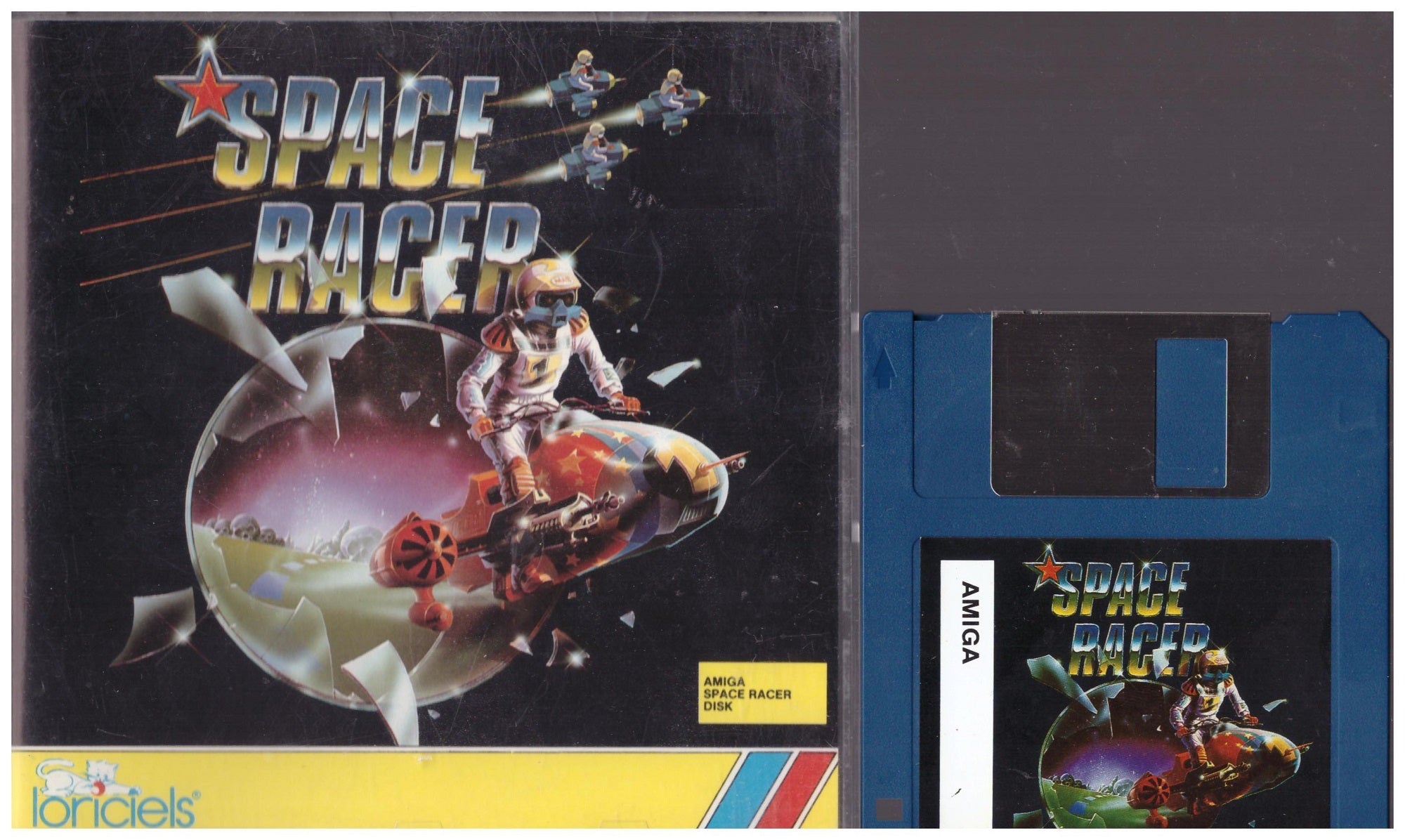 Space Racer for Commodore Amiga from Loriciels – Retro Games And Films