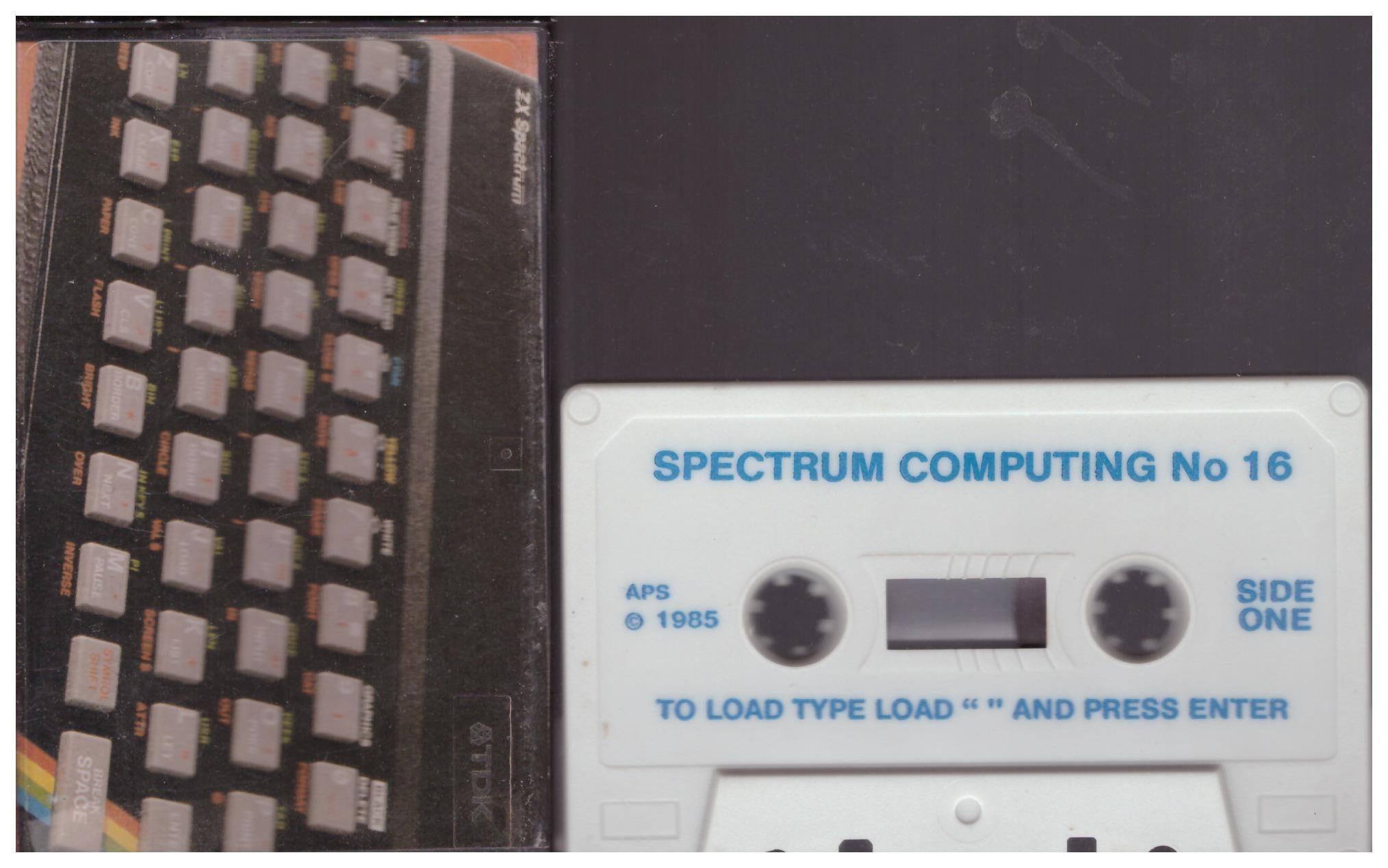 Spectrum Computing No 16 Sep 1985 Covertape for ZX Spectrum – Retro ...