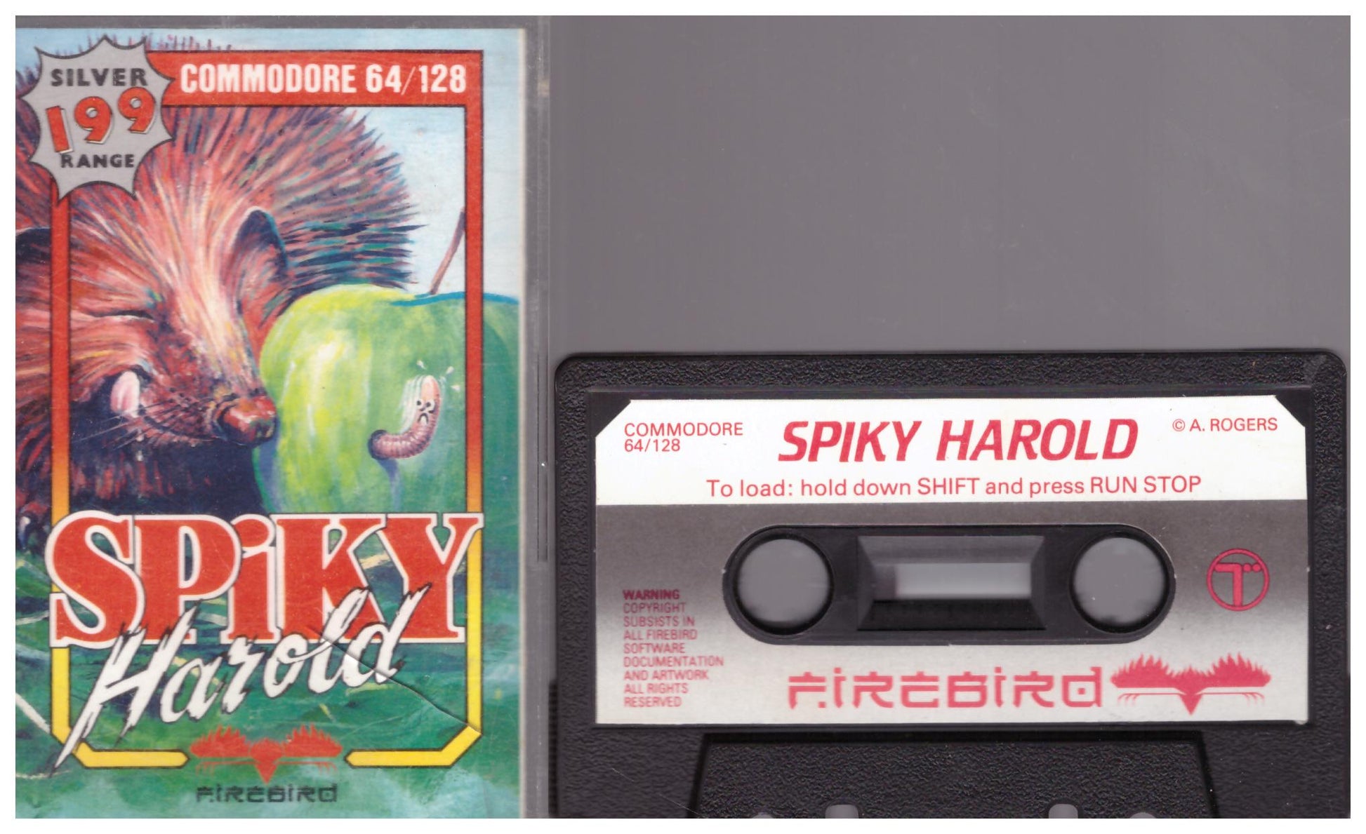 Spiky Harold for Commodore 64 from Firebird