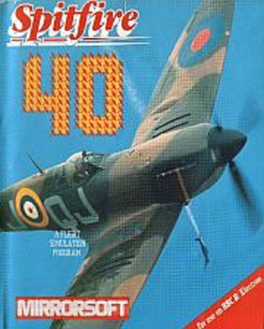 Spitfire 40 BBC Micro Acorn Electron game from Mirrorsoft