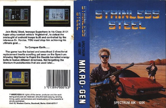 Stainless Steel for ZX Spectrum from Mikro-Gen