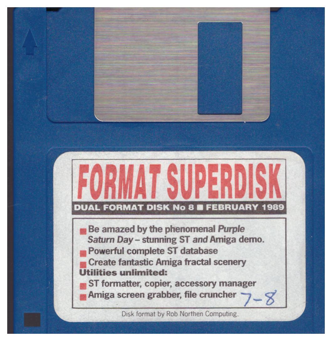 ST Amiga Format No.8 February 1989 Coverdisk