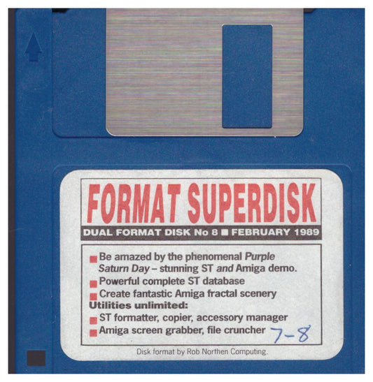 ST Amiga Format No.8 February 1989 Coverdisk