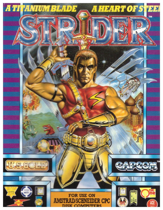 Strider for Amstrad CPC from U.S. Gold on Disk