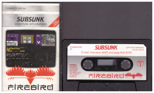 Subsunk for Commodore 64 from Firebird