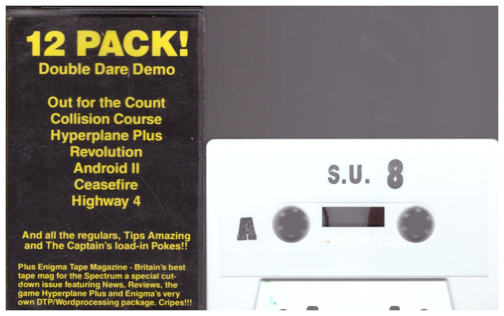 Sinclair User Issue 112 Twelve Pack 1 June 1991 Covertape for ZX Spectrum