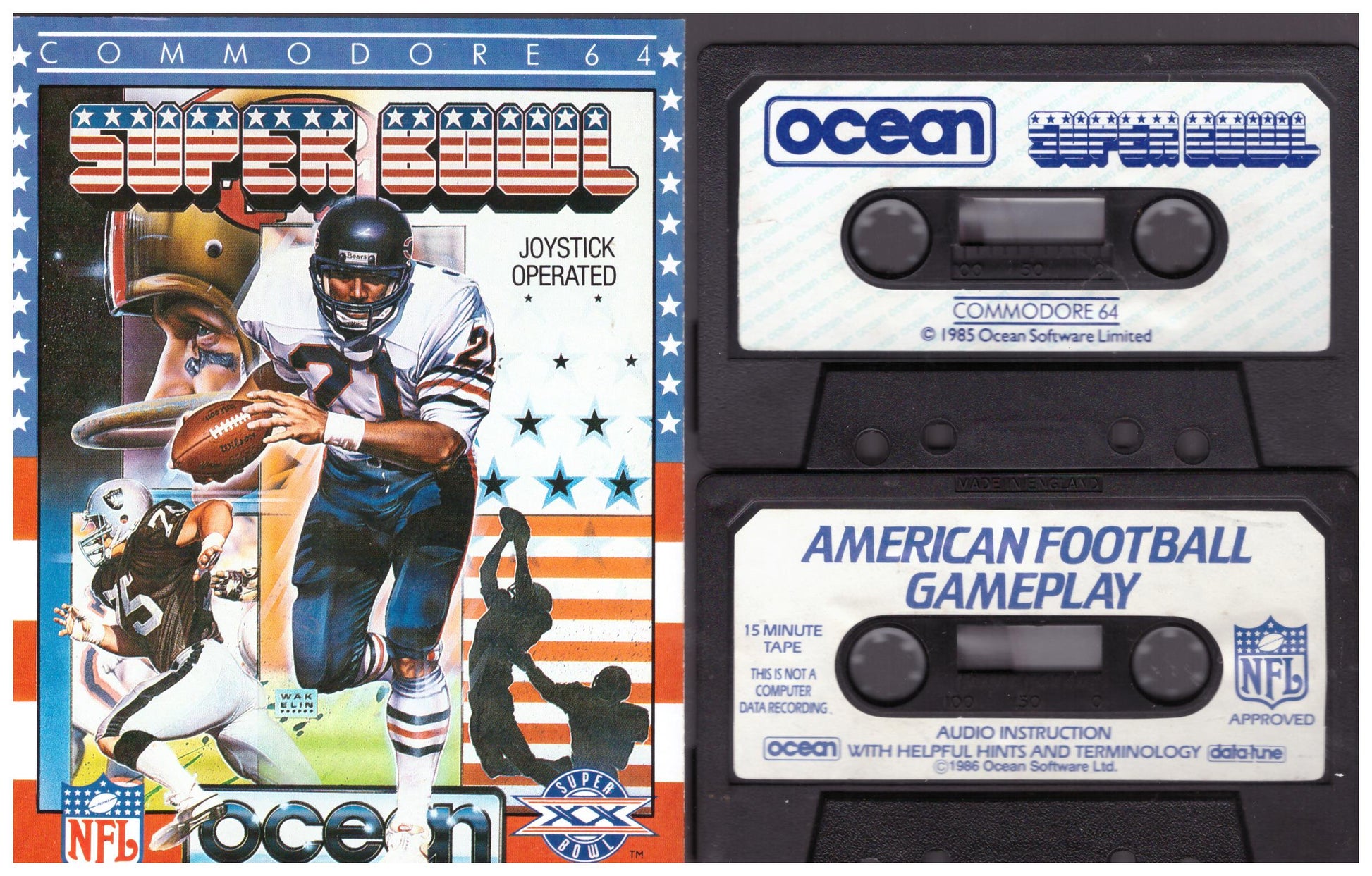 Super Bowl for Commodore 64 from Ocean