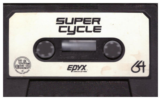 Super Cycle Tape Only for Commodore 64 from U.S. Gold