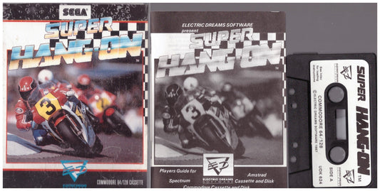 Super Hang-On for Commodore 64 from Electric Dreams (UDK 624)