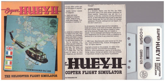 Super Huey II for Commodore 64 from U.S. Gold