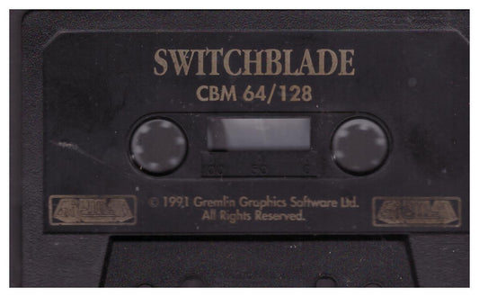 Switchblade Tape Only for Commodore 64 from Gremlin Graphics