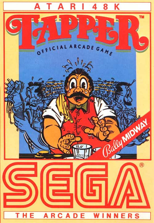 Tapper for Atari 8-Bit Computers from U.S. Gold