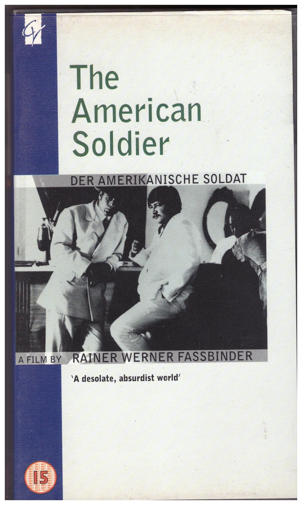 The American Soldier (Der Amerikanische Soldat) on VHS from Connoisseur Video (CR181 VHS)