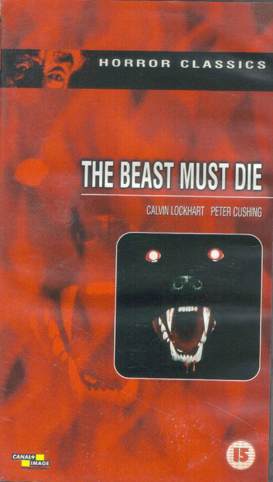 The Beast Must Die on VHS from Canal+ Image/Warner Bros (S039020)