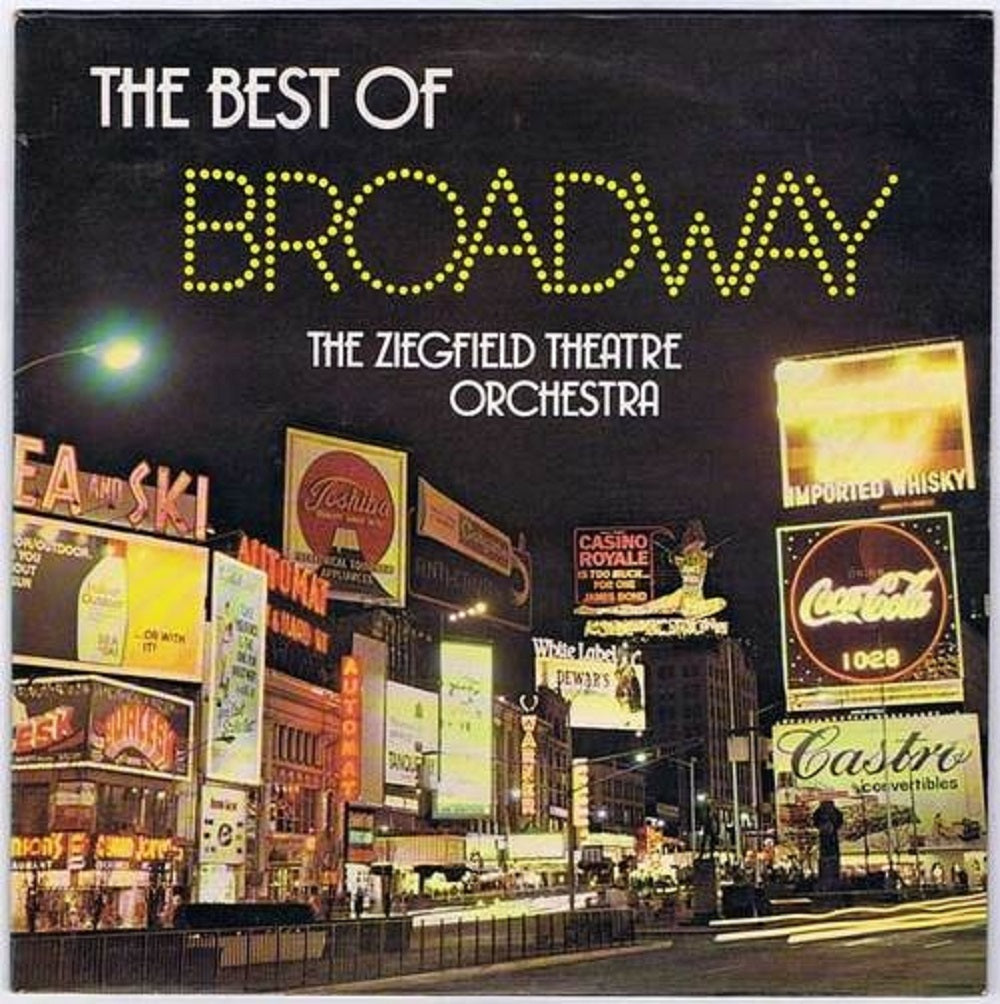 The Best Of Broadway vinyl record by Ziegfield Theatre Orchestra from Stereo Gold Award MER 401