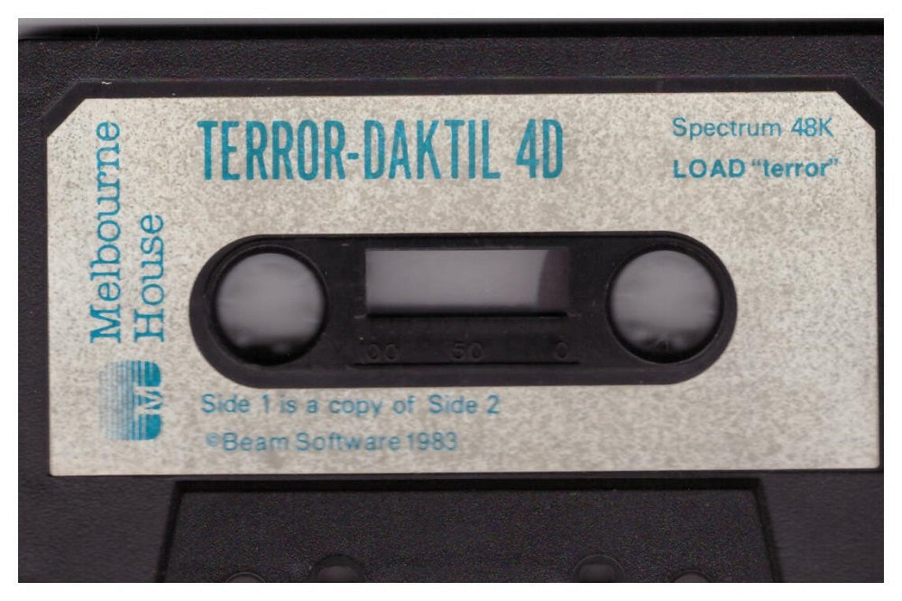 Terror-Daktil 4D ZX Spectrum retro game from Melbourne House