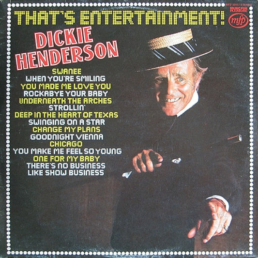 Dickie Henderson Thats Entertainment LP record