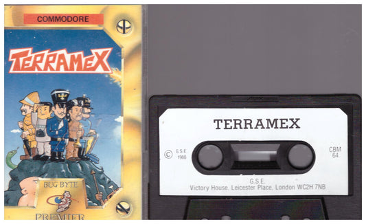 Terramex for Commodore 64 from Bug-Byte Premier
