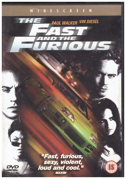 The Fast And The Furious DVD from Columbia Tristar Home Entertainment.