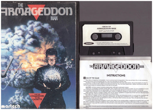 The Armageddon Man for Commodore 64 by Martech (M141)