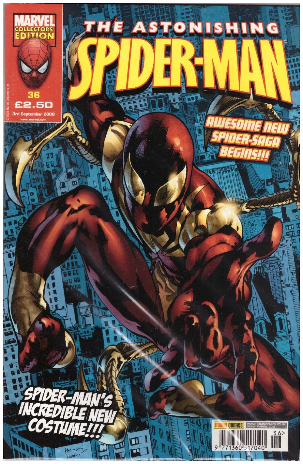 The Astonishing Spider-Man #36 from Marvel/Panini Comics UK