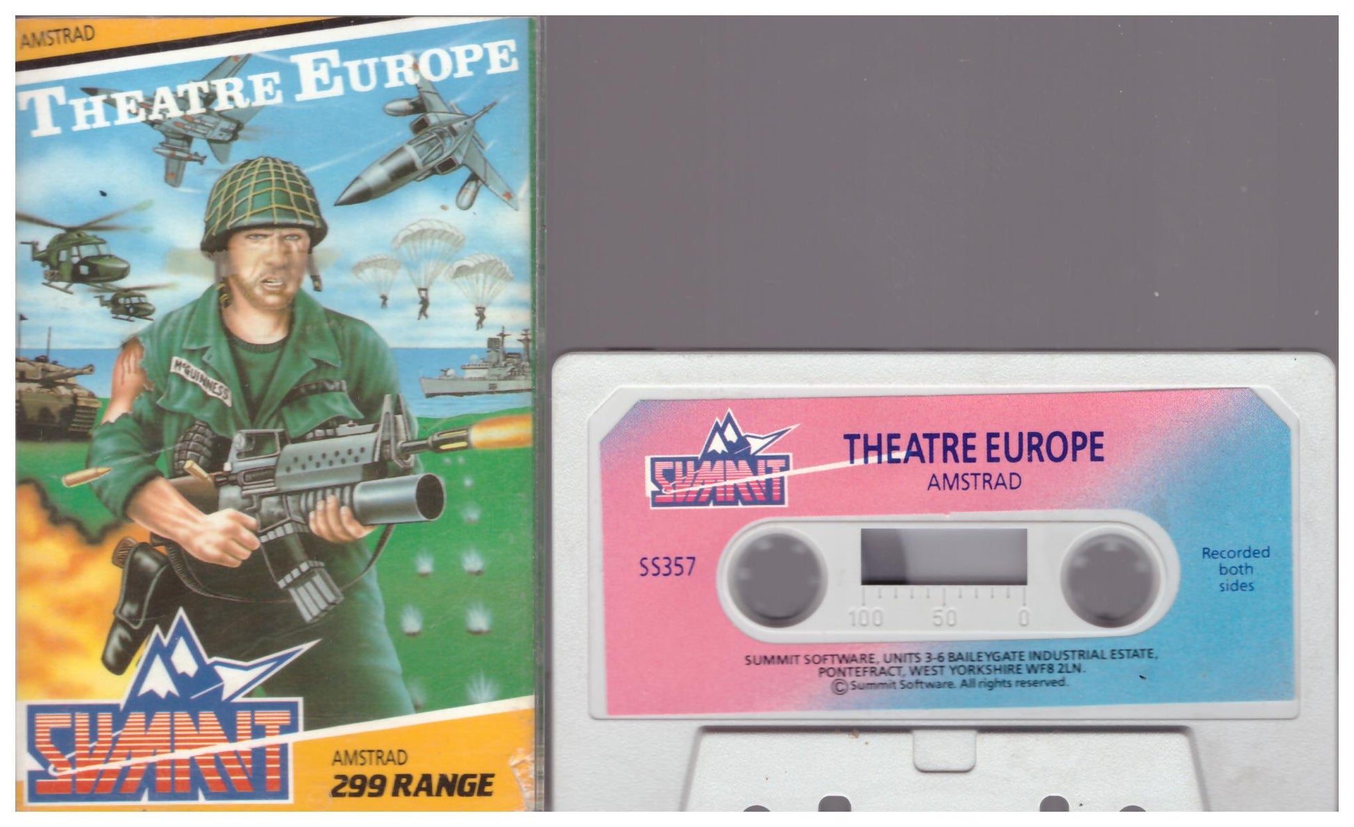 Theatre Europe for Amstrad CPC from Summit Software (SS357)