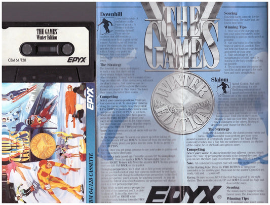 The Games: Winter Edition for Commodore 64 from Epyx/U.S. Gold