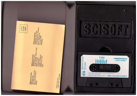 The Hobbit Commodore 64 game, The Hobbit retro game, Melbourne House text adventure, classic Commodore 64 games, Tolkien video games