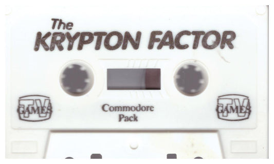The Krypton Factor Tape Only for Commodore 64 from TV Games
