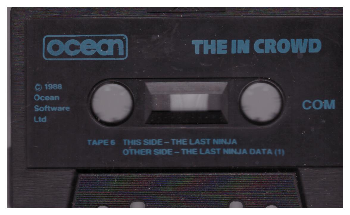 The Last Ninja Tape Only for Commodore 64 from Ocean