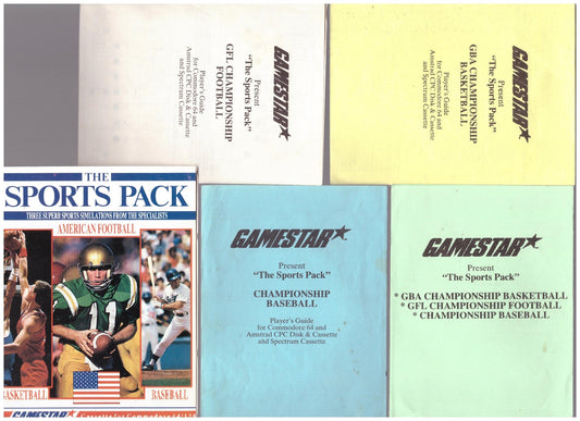 The Sports Pack for Commodore 64 from Gamestar (UDK 571)