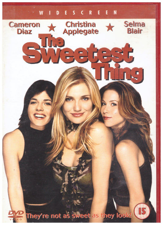 The Sweetest Thing DVD, Cameron Diaz and Christina Applegate in The Sweetest Thing, Columbia Tristar Home Entertainment DVD