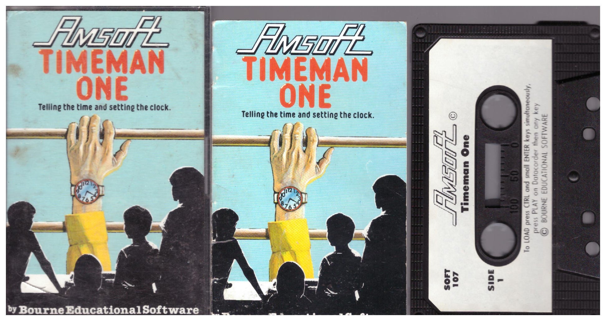 Timeman One for Amstrad CPC by Amsoft (SOFT 107)