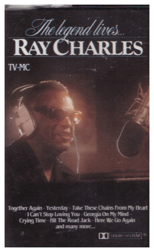 The Legend Lives Ray Charles Rare Soul Music Cassette Tape