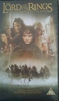 The Lord Of The Rings: The Fellowship Of The Ring on VHS from New Line/Entertainment In Video