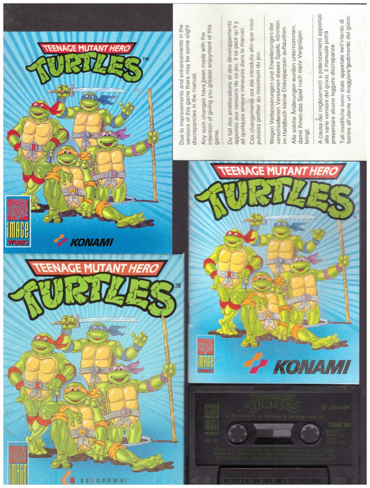 Teenage Mutant Hero Turtles for Commodore 64 from Konami/Image Works