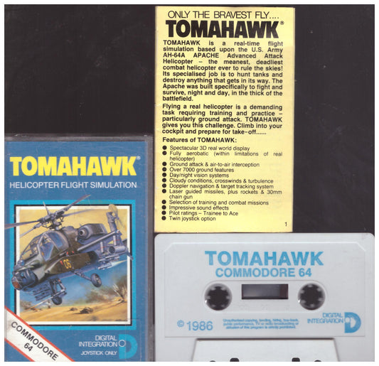 Tomahawk for Commodore 64 from Digital Integration
