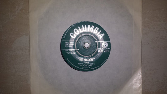 7" 45RPM The Preacher/The Onions by Terry Lightfoot's New Orleans Jazzmen from Columbia