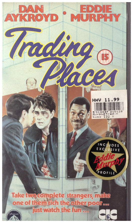 Trading Places on VHS from Paramount