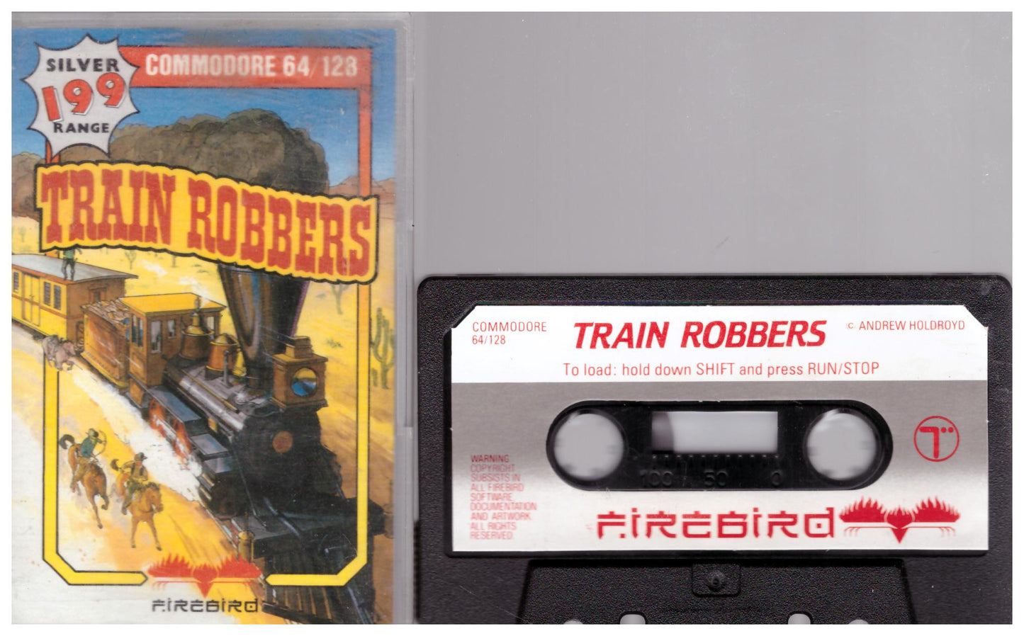 Train Robbers for Commodore 64 from Firebird