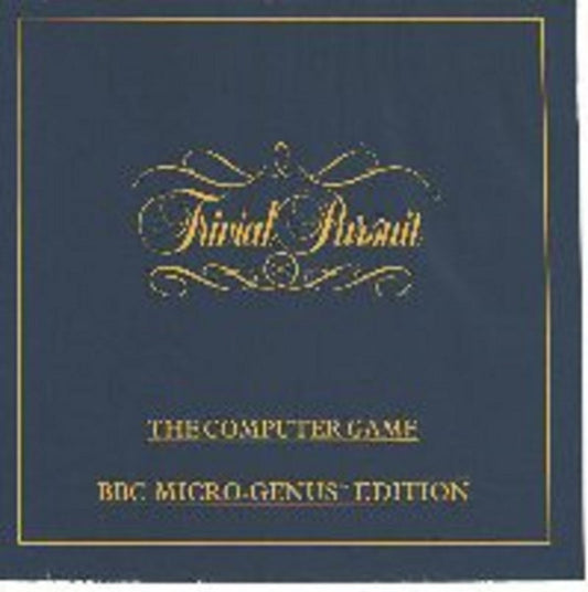 Trivial Pursuit Genus Edition on Disc for BBC Micro from Domark
