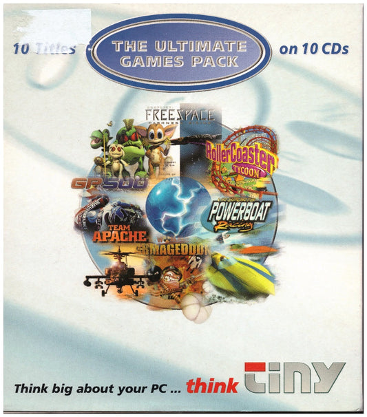 The Ultimate Games Pack for PC by Tiny Computers – Retro CD-ROM