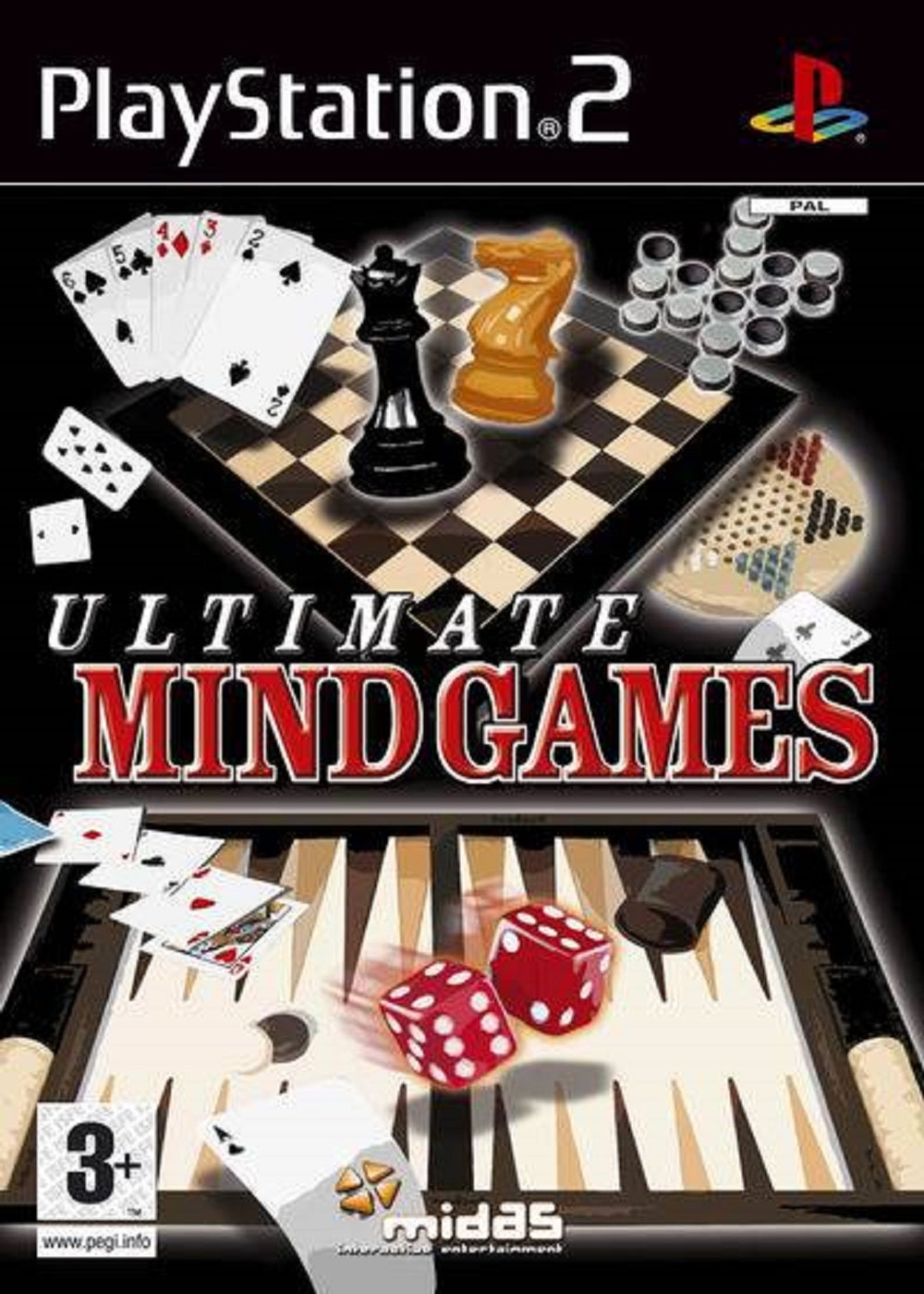 Ultimate Mind Games PlayStation 2, PS2 strategy games, Midas Interactive Ultimate Mind Games